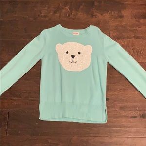Blue polor bear sweater